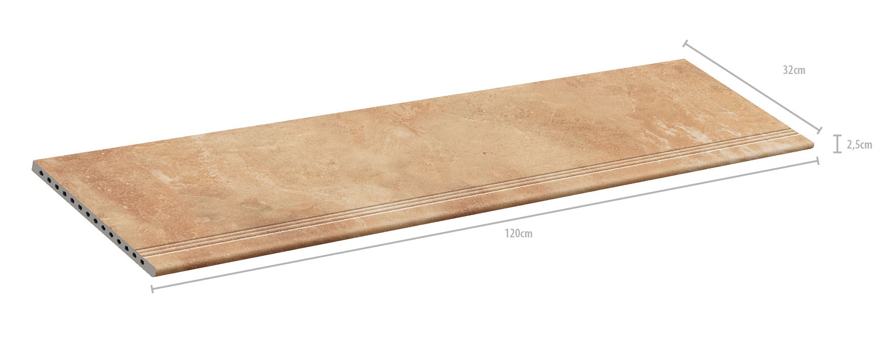 Peldano Curvo Boston East 120x32x2.5 арт. 51515