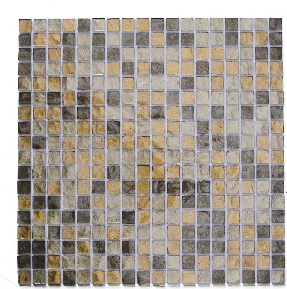 Art&Natura Стеклянная мозаика 15x15 Murano Specchio 30+26+27  (33%+33%+34%) 300x300 арт. 122269