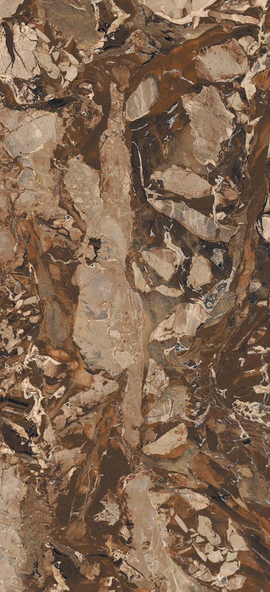 Керамогранит  BIJOUX JASPE ROUGE GLO 6MM R  120X280 арт. 83885