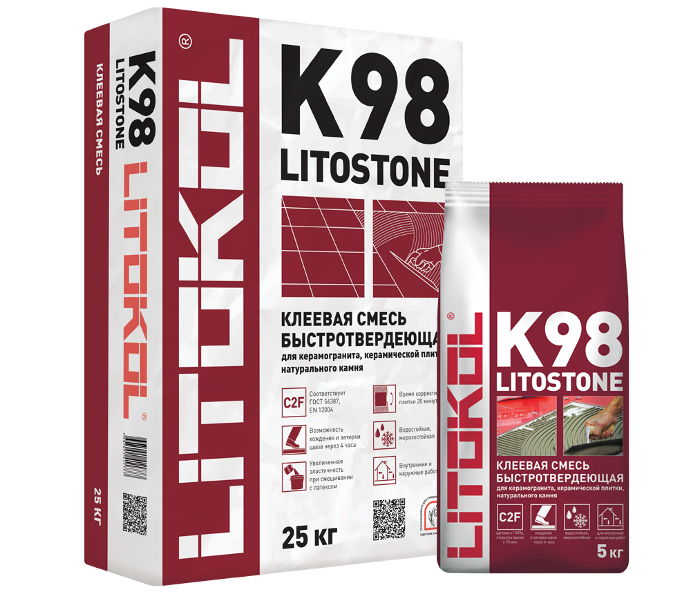 LITOSTONE K98 серый мешок 25 кг арт. 201278