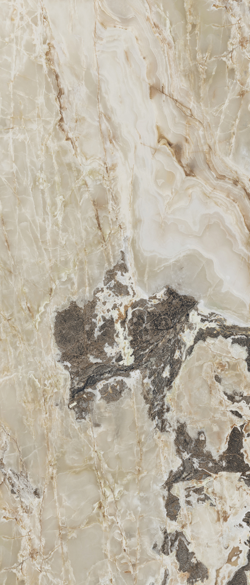 Керамогранит  ONYX&MORE GOLDEN BLEND SATIN 6MM R 120x280 арт. 84016