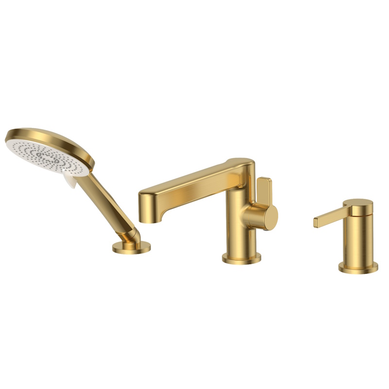 Смеситель на борт ванны ESKO SC355Gold, золотой сатин арт. 168032