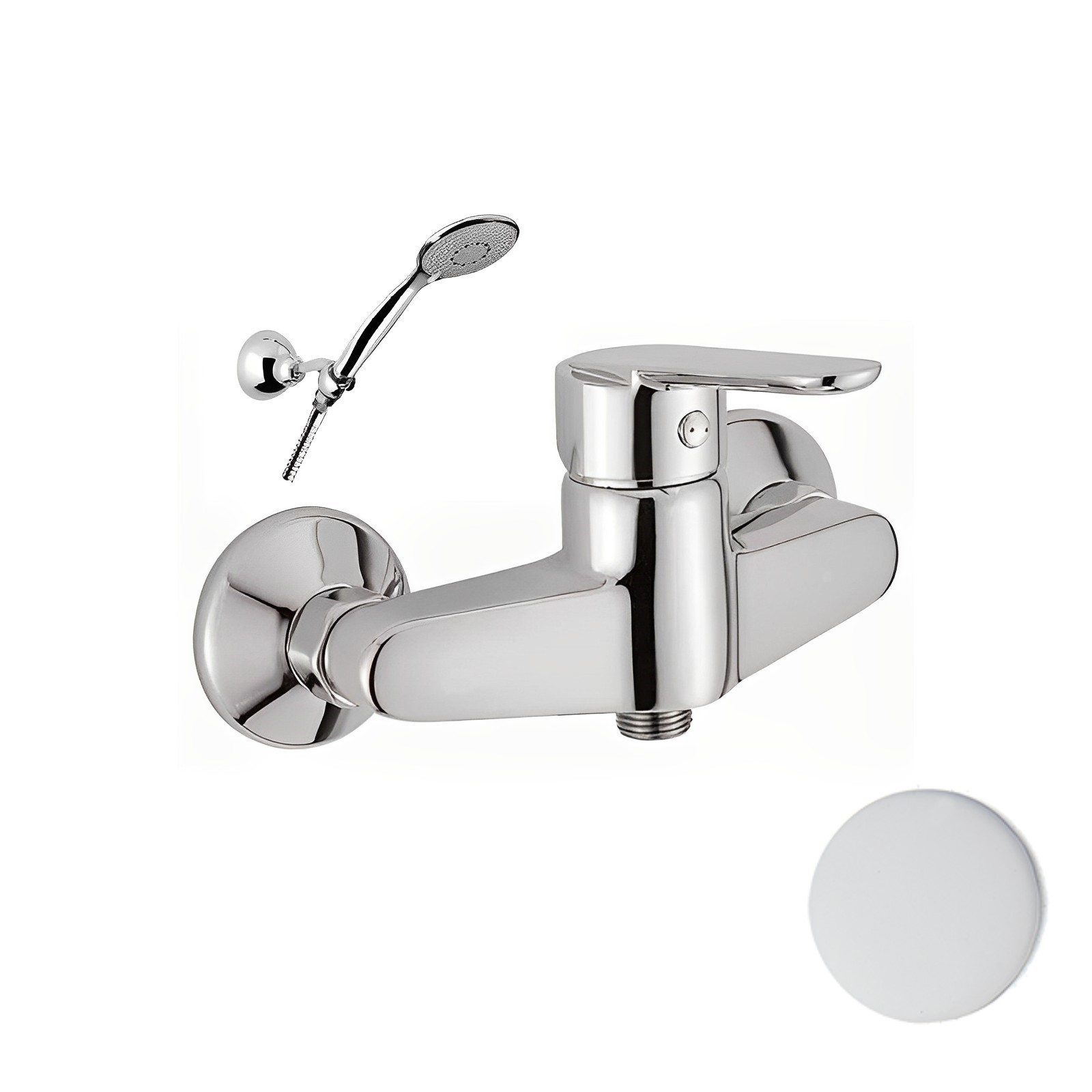 Смеситель для душа Webert Sax Evolution SE870101740, белый арт. 165863