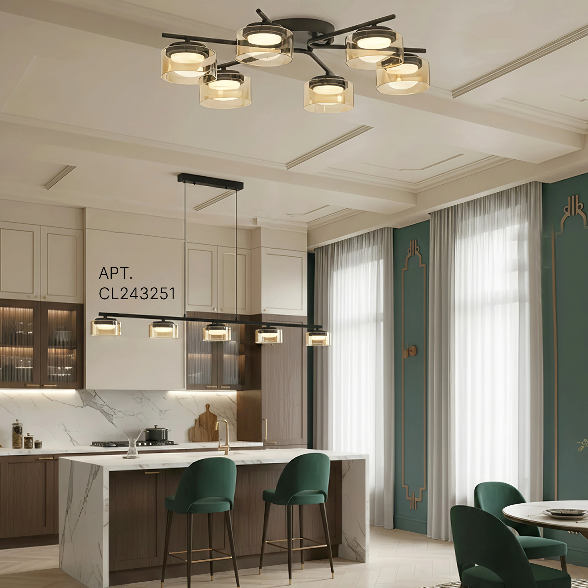 Citilux ESPACE CL243161 Люстра потолочная арт. 89749