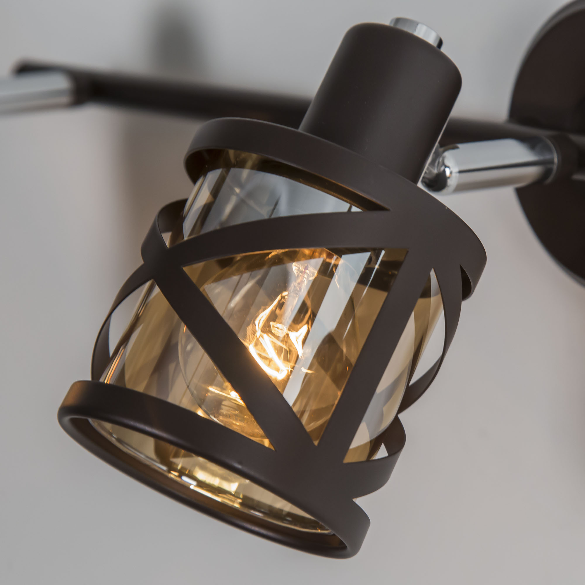 Citilux Гессен CL536635 Спот поворотный с выключателем Венге арт. 88466