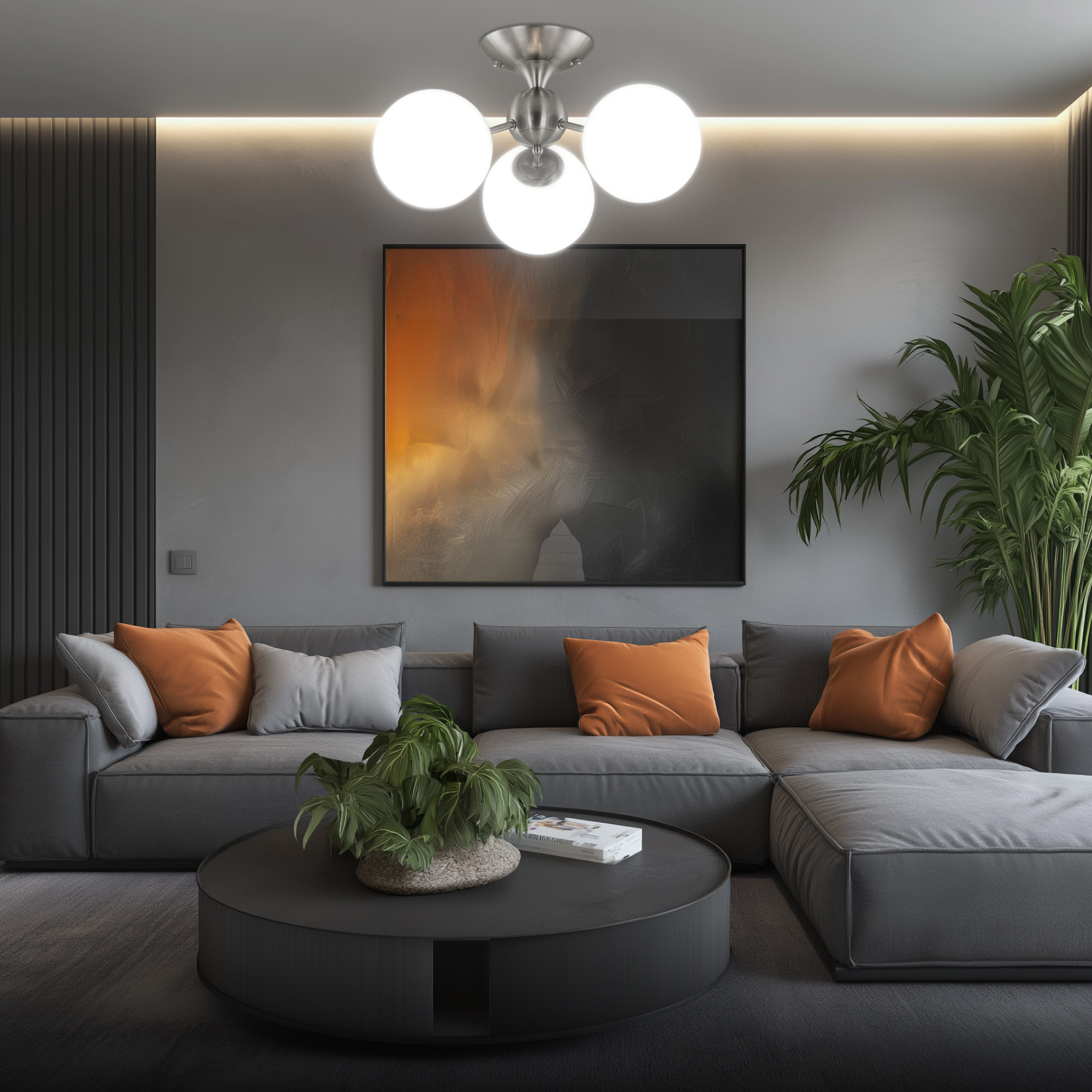 Citilux Томми CL102134 Люстра трехрожковая Матовый Хром арт. 88761
