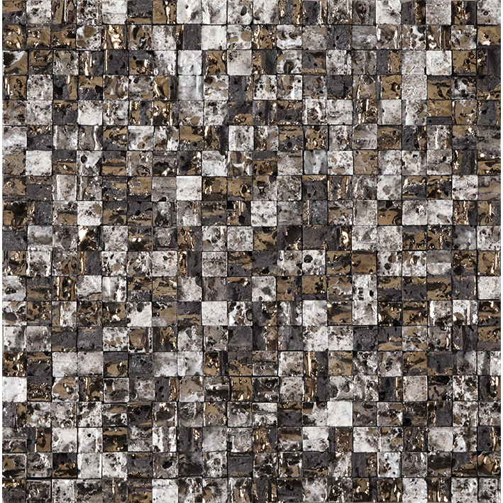 LANTIC ELITE LAVA STONE MIX GOLD WHITE (1.4x1.4) 30.1x30.1x1.6 G-146 арт. 87367