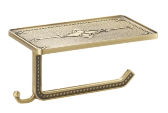 Держатель для туалетной бумаги Bronze de Luxe ROYAL R25017, бронза арт. 180030