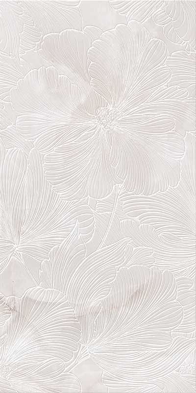 Керамическая плитка Оникс белый цветы / Плитка 31.5*63  Onix blanco fiori 33 9шт/кор арт. 73330
