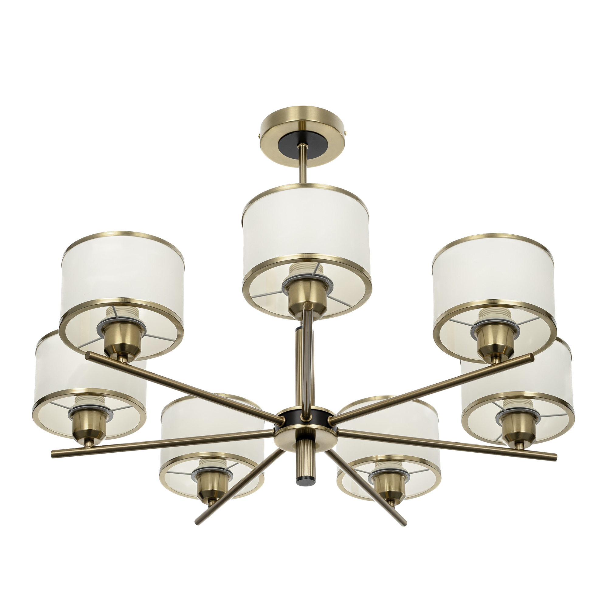 Citilux ALTON CL421273 Люстра на штанге с абажурами Бронза арт. 89205