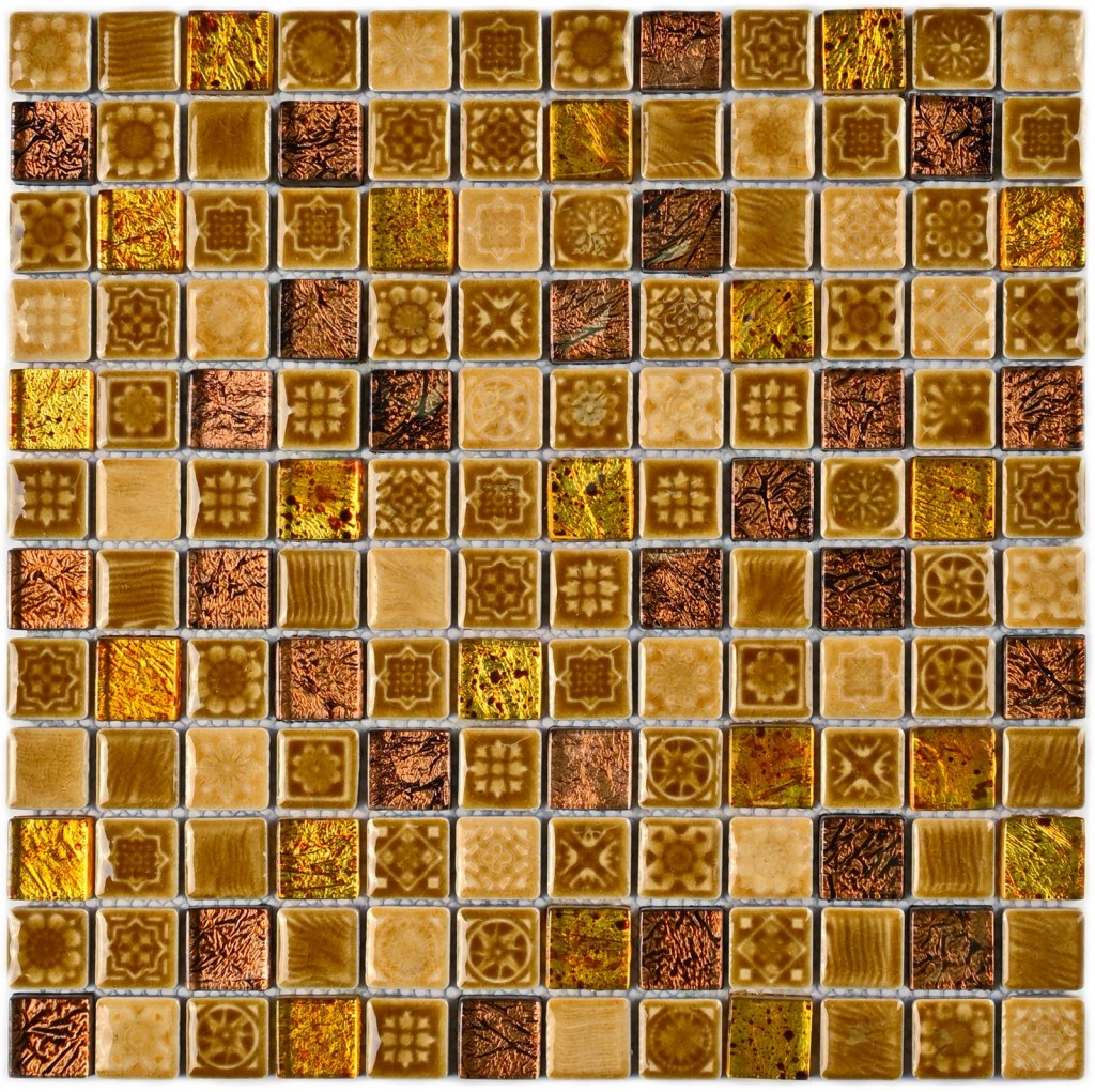 Плитка декоративная керамическая Morocco Gold/Марокко золотой 23*23 300*300 арт. 90686