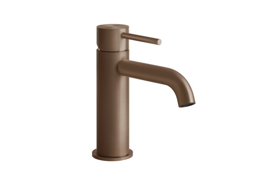 GESSI FLESSA Смеситель для раковины, соединительные шланги на 3/8”, БЕЗ ДК, Copper Brushed PVD арт. 34725