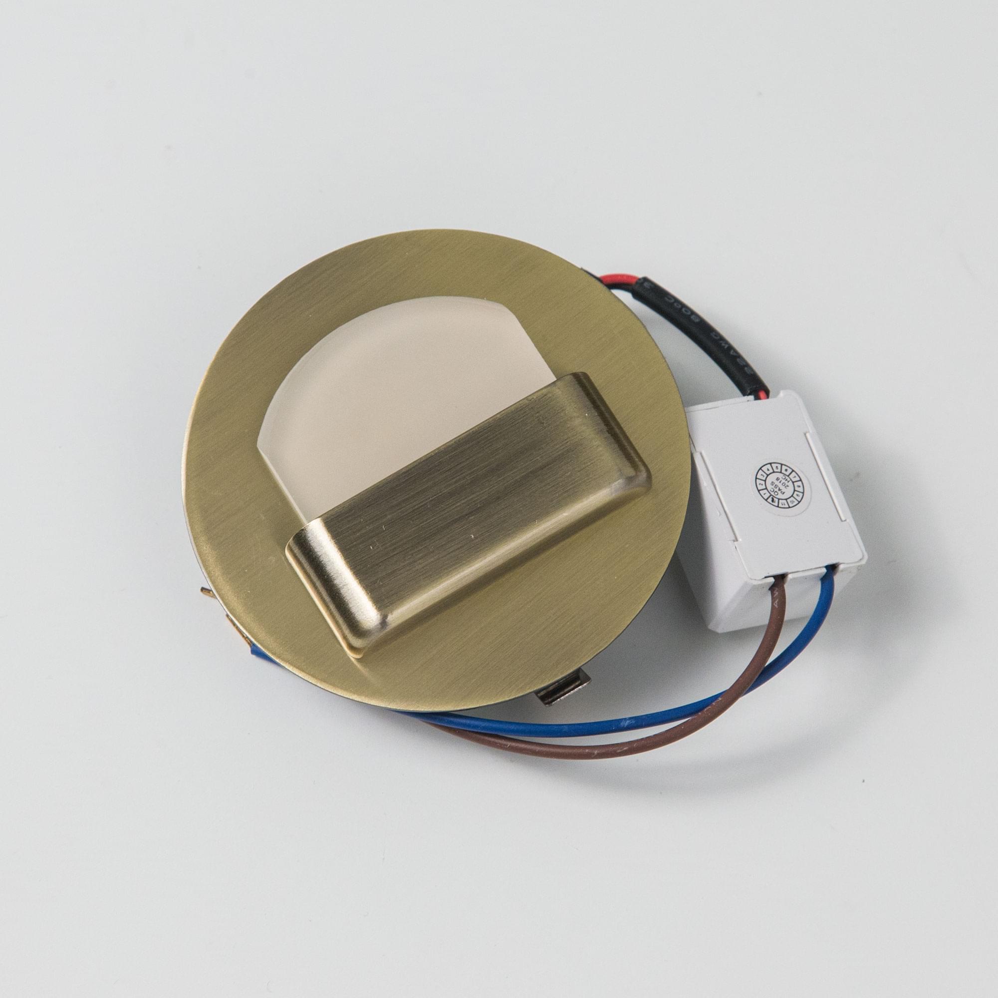Citilux Скалли CLD006R3 LED Встраиваемый светильник лестничный Бронза арт. 88006