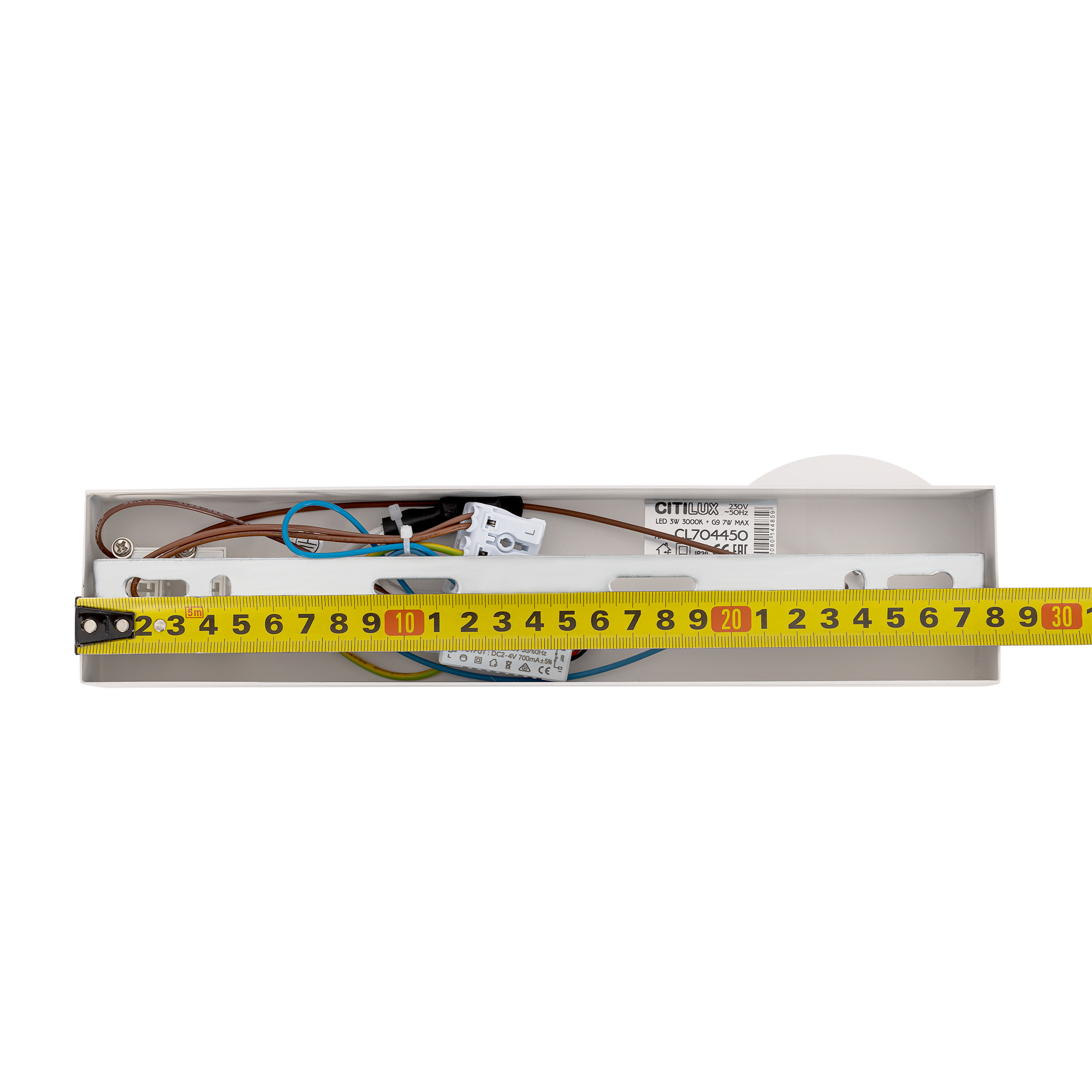 Citilux Декарт CL704450 LED Светильник с выключателем Белый+Бронза арт. 89376