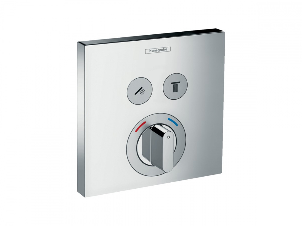 HANSGROHE ShowerSelect Термостат для душа с запорным вентилем, СМ, на 2 потребителя, хром арт. 38811
