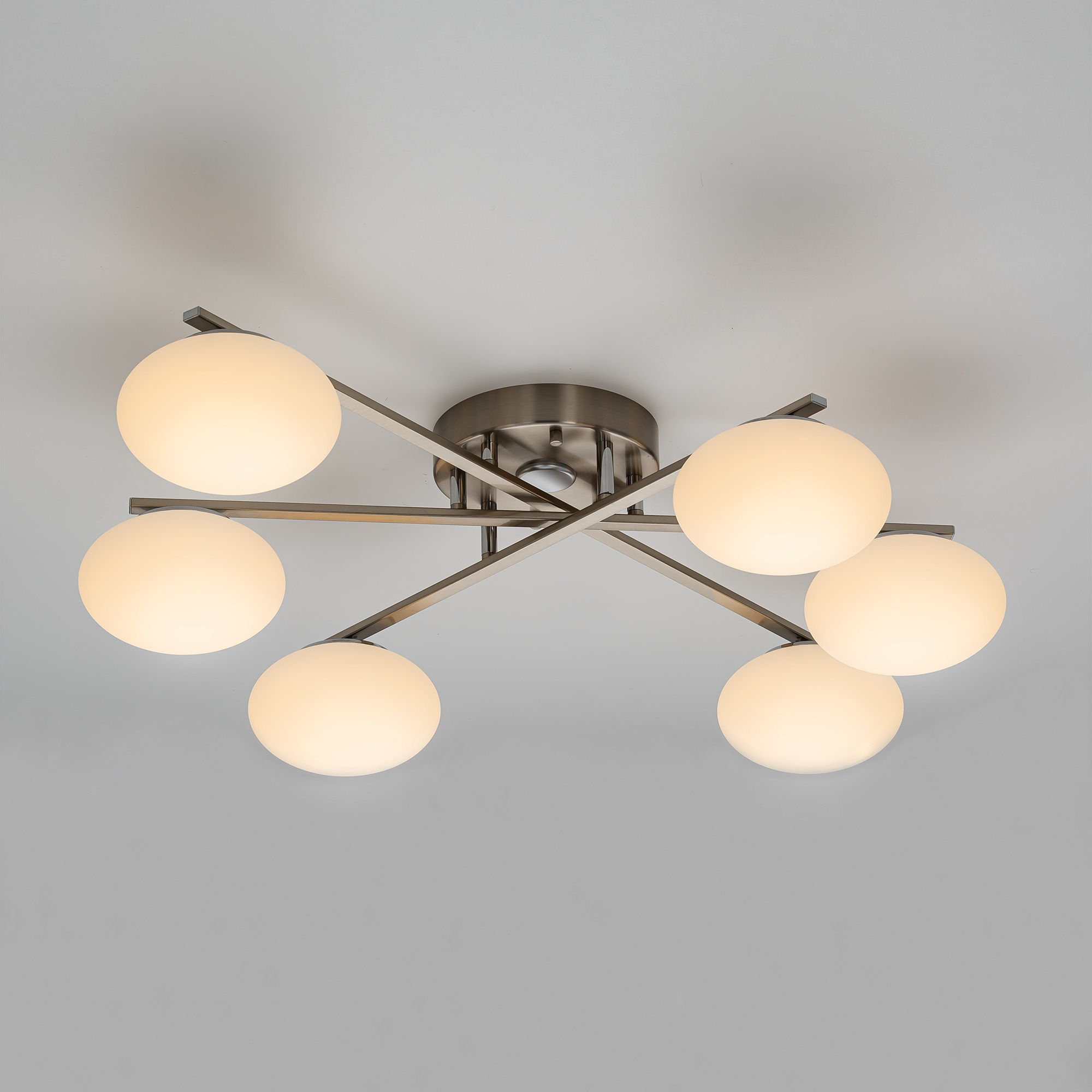 Citilux ATMAN SMART CL226A161 RGB LED Умная люстра Матовый Хром арт. 89435