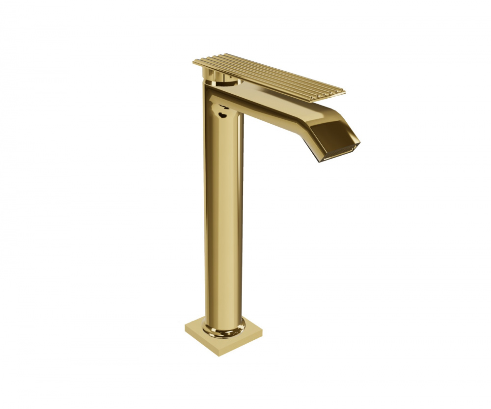TREEMME IOS Смеситель для раковины, до излива H234 мм, БЕЗ ДК, DD Gold арт. 35504