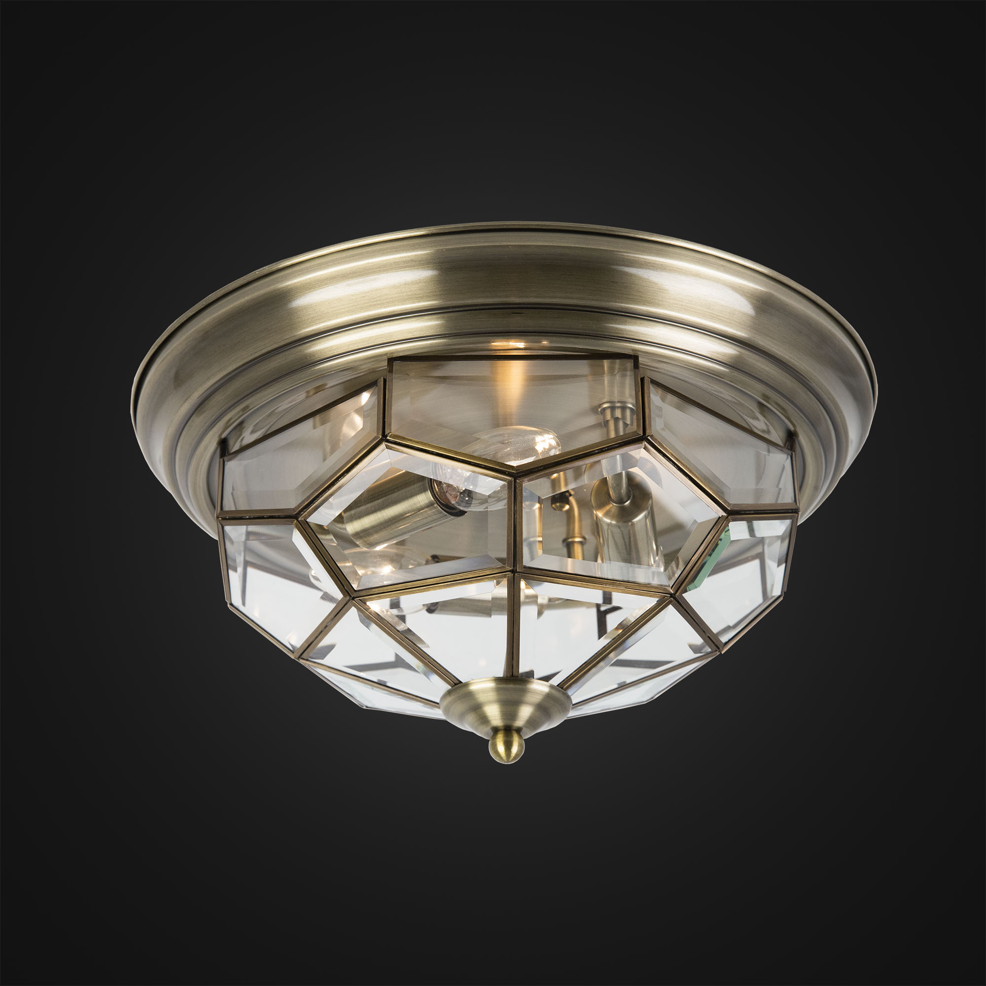 Citilux Витра-1 CL442530 Люстра потолочная витражная Бронза арт. 88277