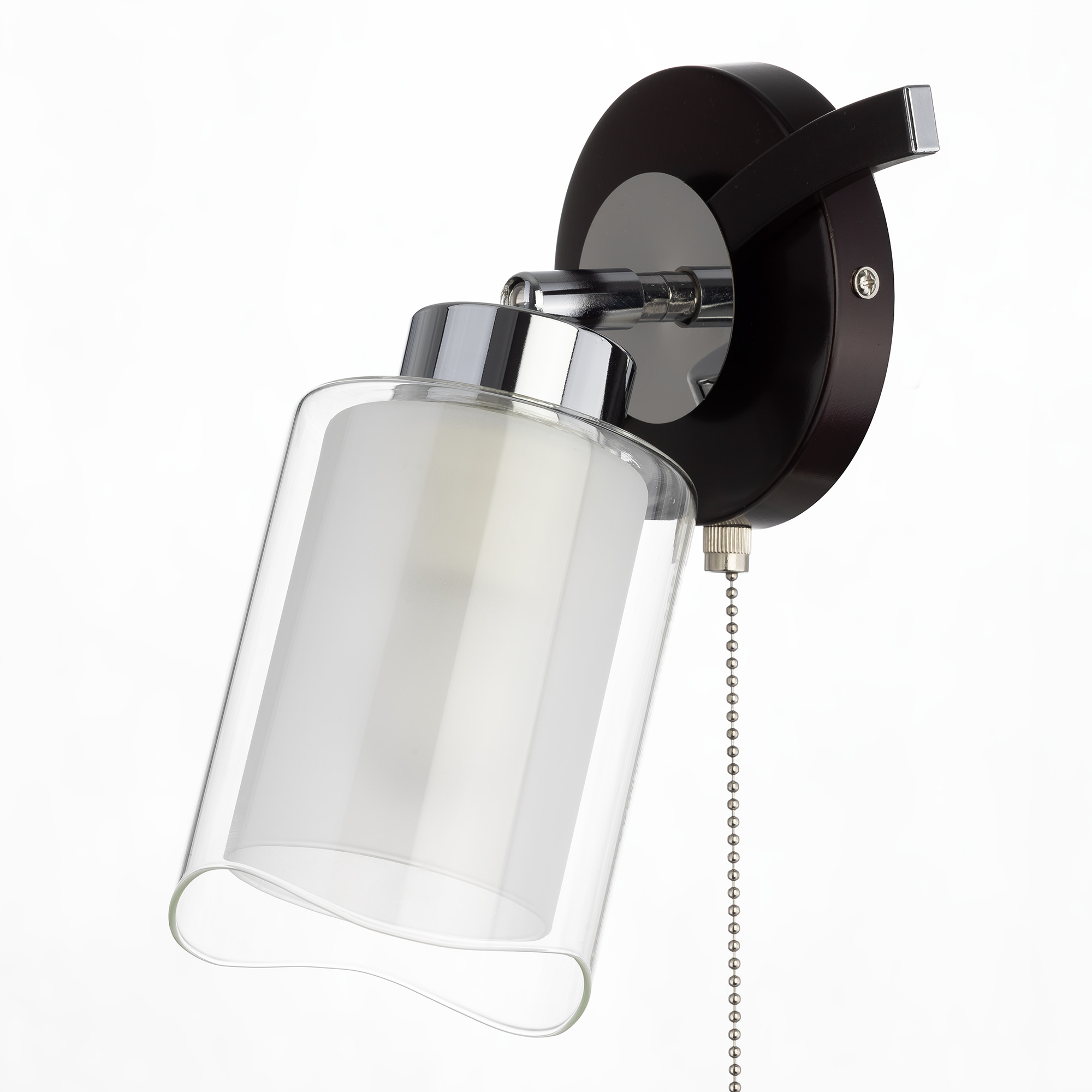 Citilux Фортуна CL156312 Бра с выключателем Венге Хром арт. 88308