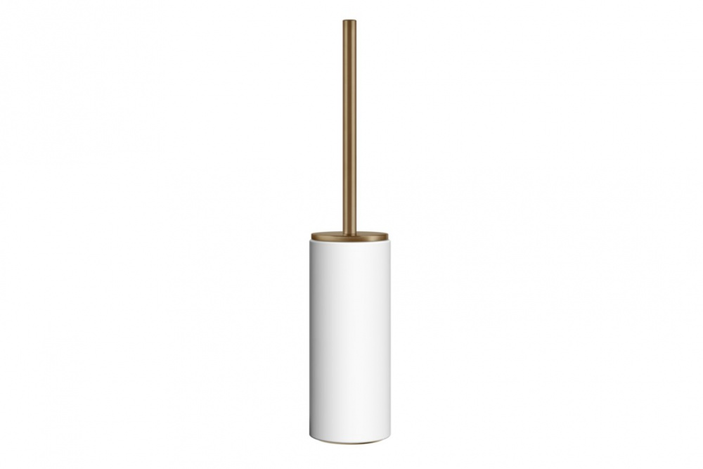 GESSI INGRANAGGIO Ершик туалетный, белый/Warm Bronze Br. PVD арт. 31575