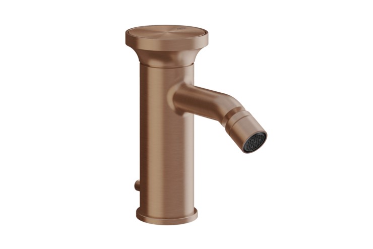 GESSI ORIGINI Смеситель для биде, с ДК, Copper Brushed PVD арт. 35132