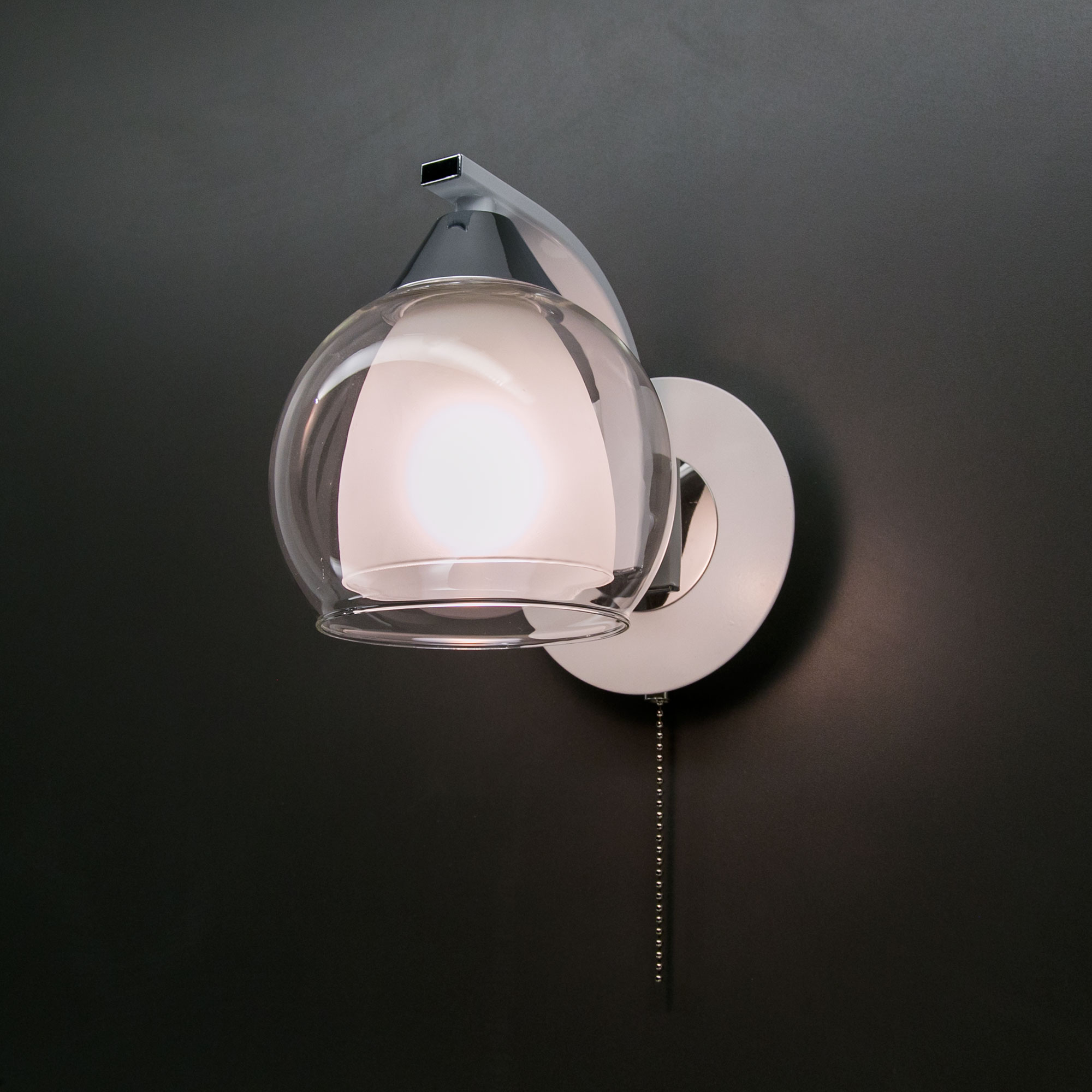 Citilux Кристи CL152310 Бра с выключателем Белое Хром арт. 88419