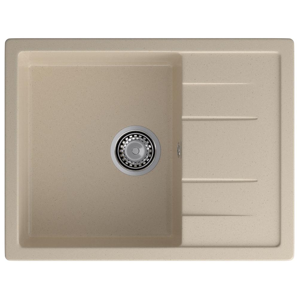 Кухонная мойка GranFest QUADRO 650L, кашемир арт. 186736
