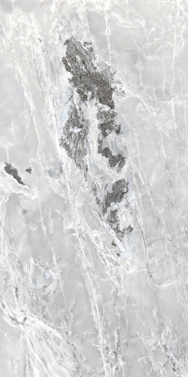 Керамогранит  ONYX&MORE SILVER BLEND GLO 6MM R 120x240 арт. 84024