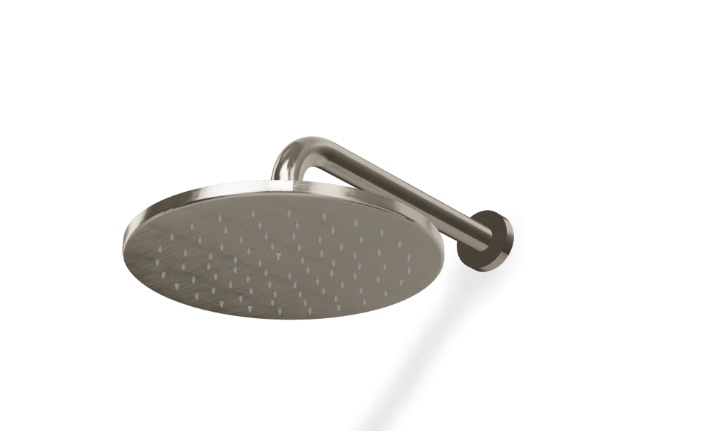 TREEMME Верхний душ Ø250 мм с кронштейном, анти-налет, NF brushed nickel арт. 58919