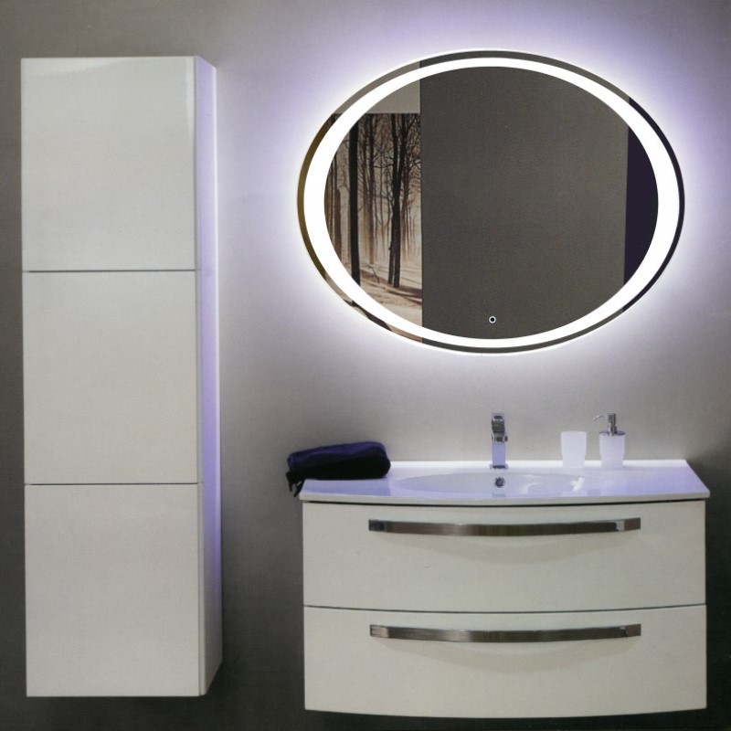Зеркало с LED подсветкой Relisan GLORIA Гл000024342, 90x70 арт. 178576