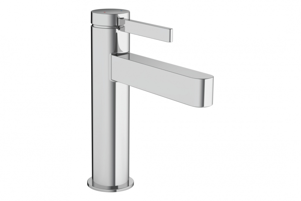 HANSGROHE Finoris Смеситель для раковины, однорычажный, 110 со сливным гарнитуром, хром арт. 39729
