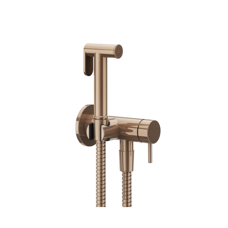 GESSI INVERSO Гигиенический душ со смесителем, 030 Copper PVD арт. 39924