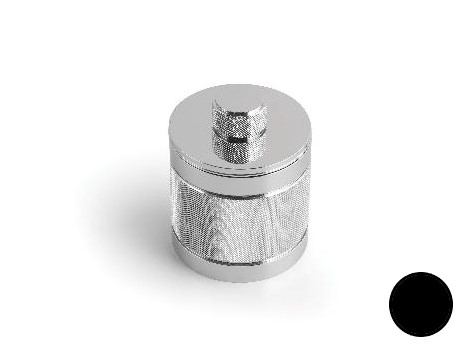 BERTOCCI OFFICINA 01 Контейнер с крышкой, черный матовый арт. 30796