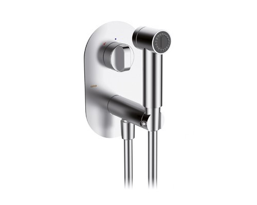 GRB THERMOSTATIC INTIMIXER Гигиенический душ с термостатом, ручная лейка FRESH (пластиковая), хром арт. 38100
