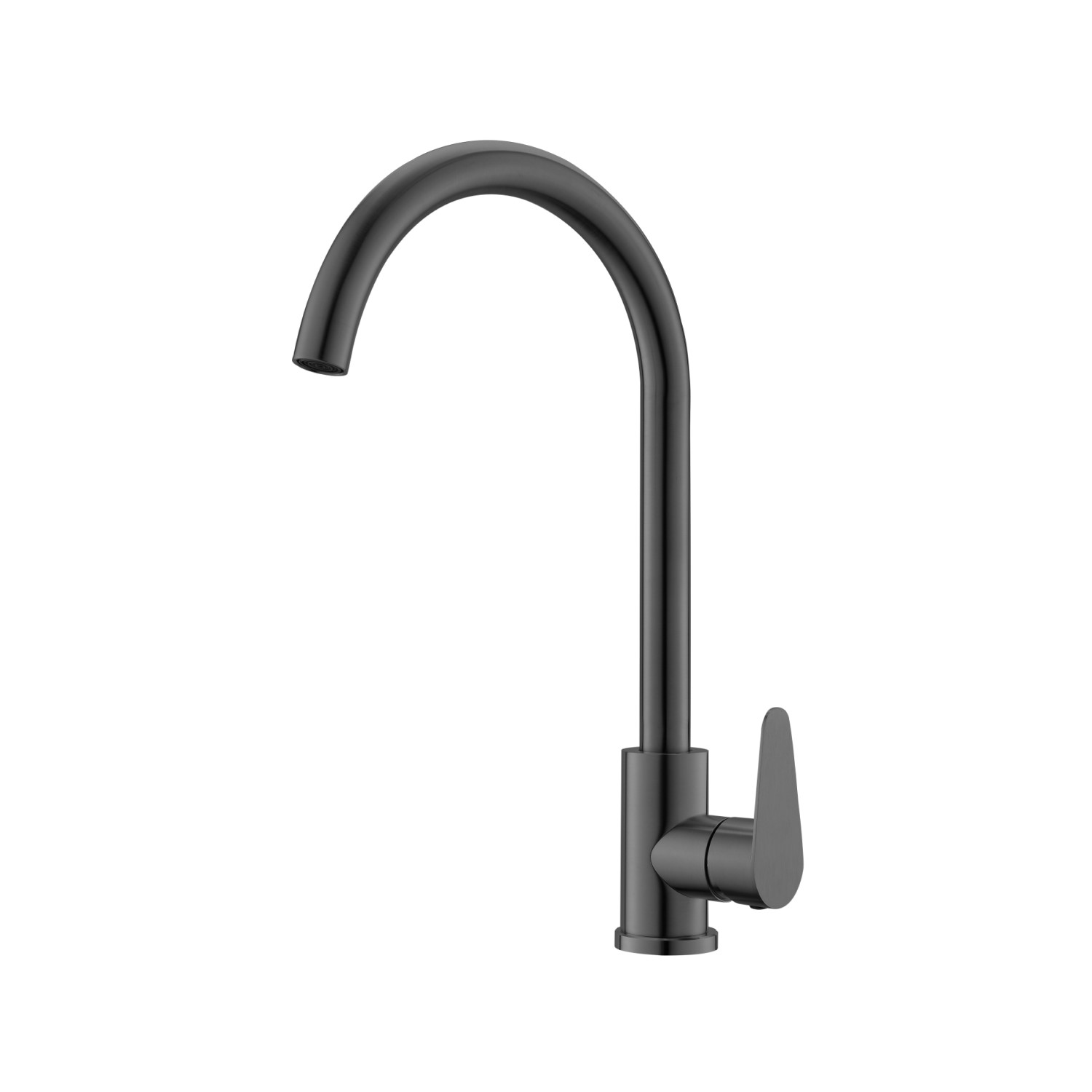 Смеситель для кухни OLISAN STEEL ST1007B, черный арт. 170486