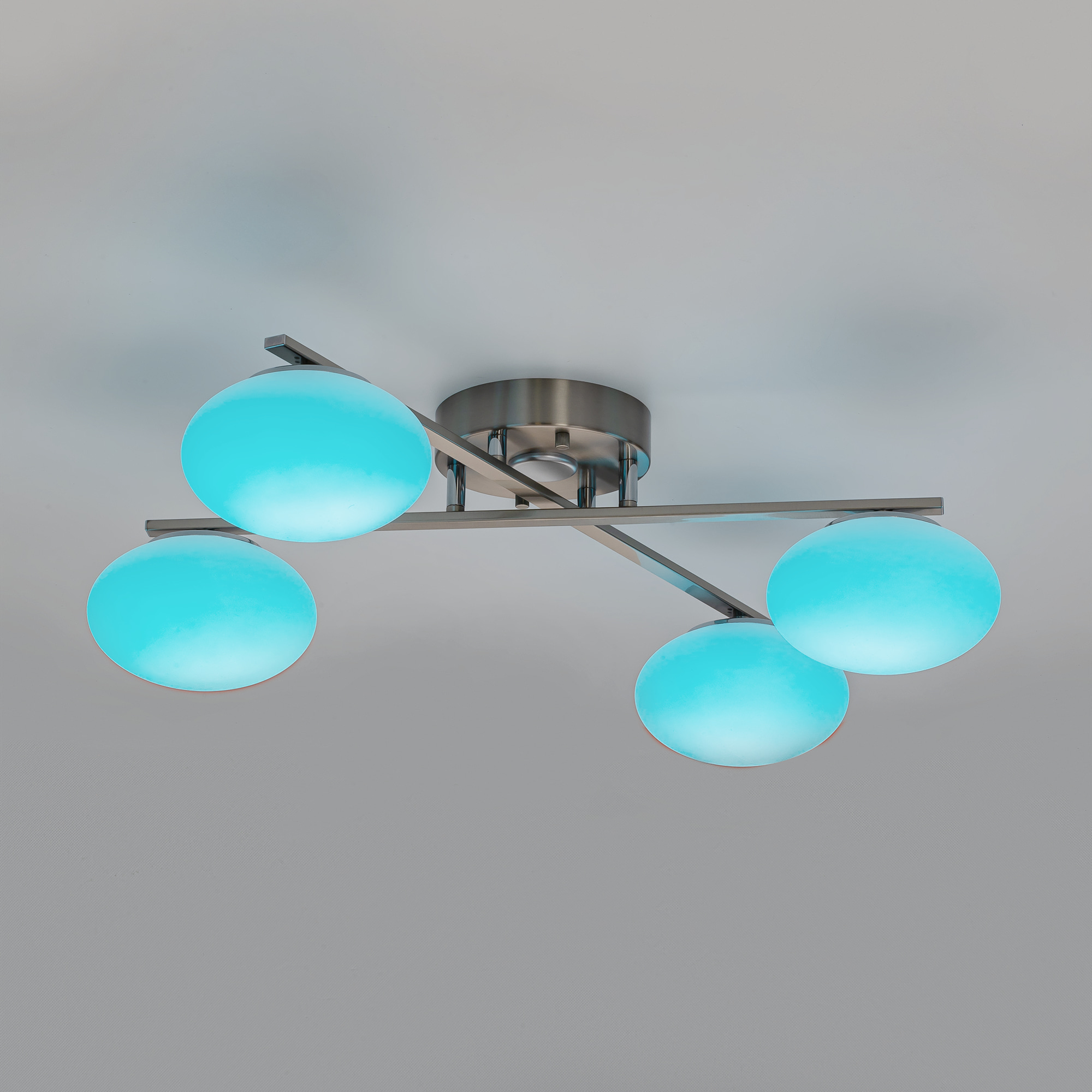 Citilux ATMAN SMART CL226A141 RGB LED Умная люстра Матовый Хром арт. 89433