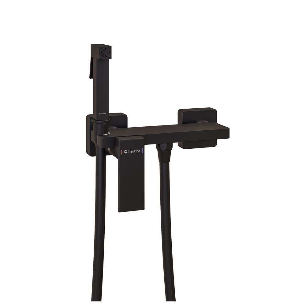 Гигиенический душ со смесителем Knotlor FHS02S0BL, черный арт. 189675
