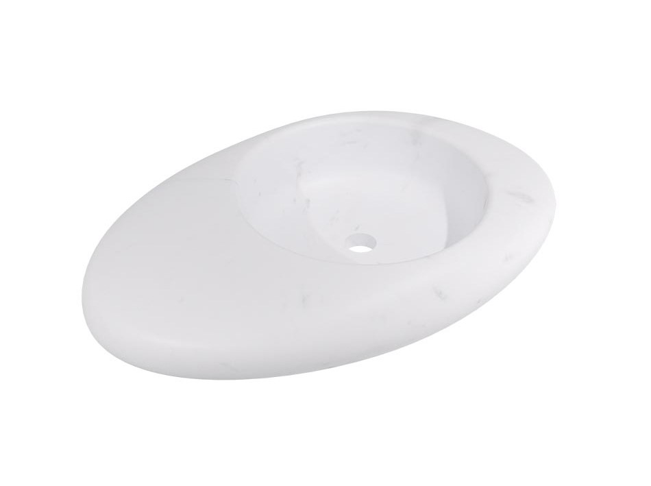 LANTIC MAYA Раковина настольная 70x45x12,2 см, Persian White арт. 36702