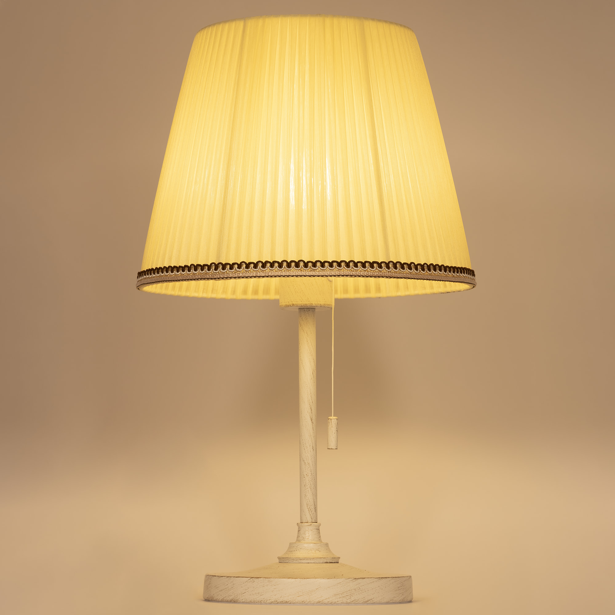 Citilux Линц CL402723 Настольная лампа патина с кремовым абажуром арт. 89005