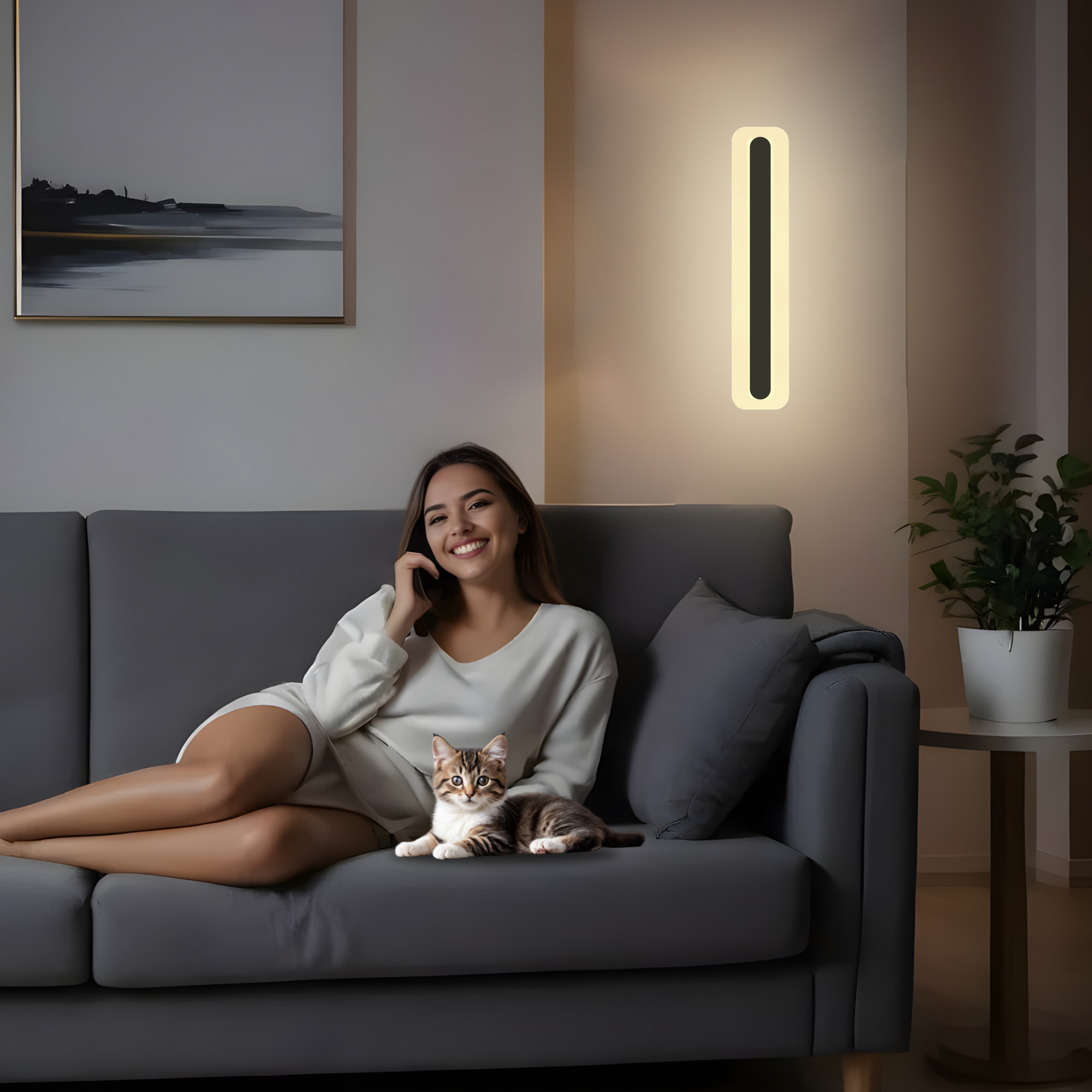 Citilux Тринити CL238541 Настенный светодиодный светильник Чёрный арт. 88986