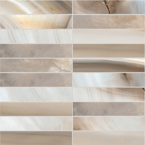 Мозаика ALABASTRI BAMBOO MOSAICO LAP 3X15 RET	30x30 арт. 83753
