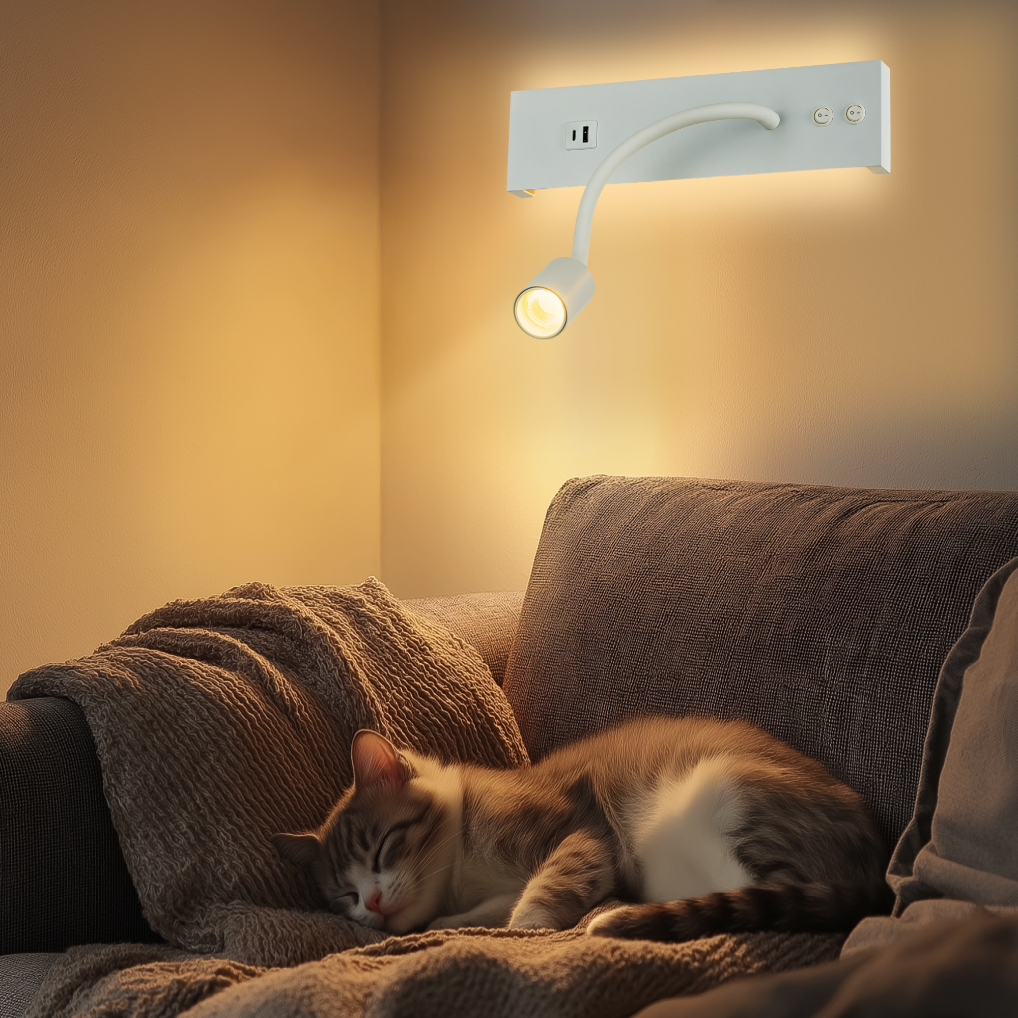 Citilux Декарт CL704470 LED USB Светильник с выключателем Белый арт. 89528
