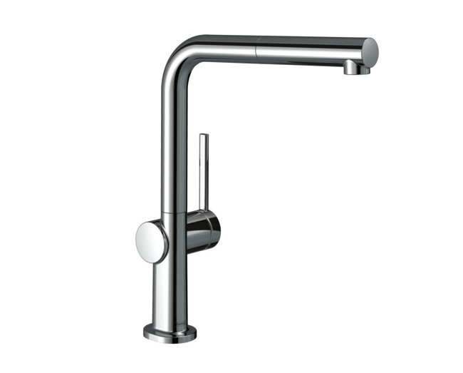 HANSGROHE Talis M54 Кухонный смеситель однорычажный, 270, с вытяжным изливом, 1jet, sBox, хром арт. 40301