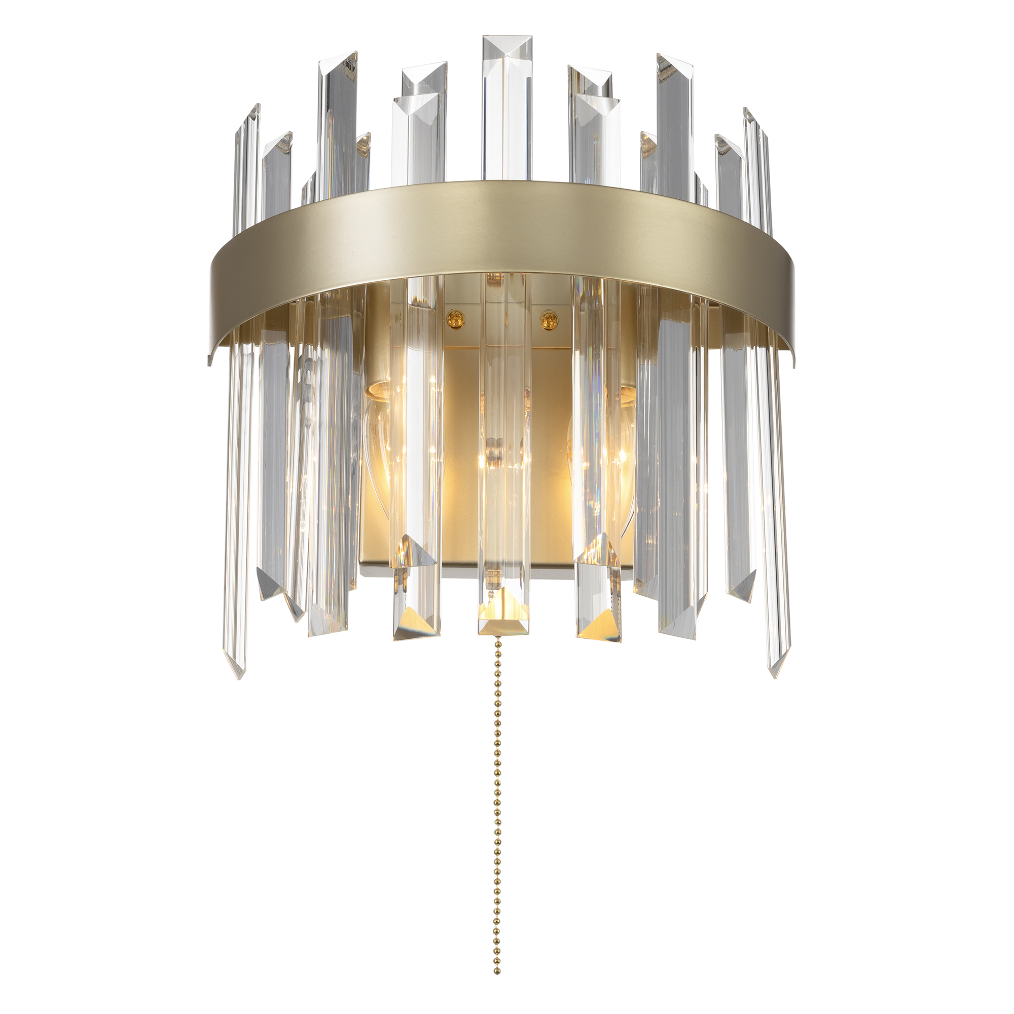 Citilux Лаура CL301422 Бра хрустальное с выключателем Шампань арт. 88959