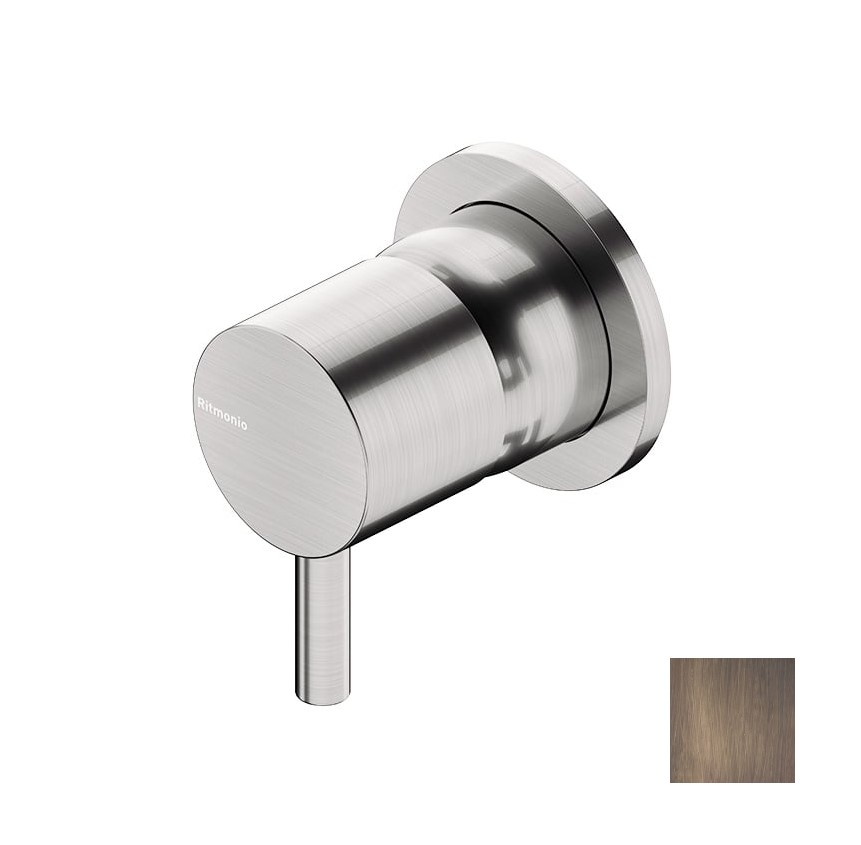 RITMONIO Diametro35 S Смеситель для душа скрытого монтажа, F34 BRUSHED DARK BRONZE арт. 40187