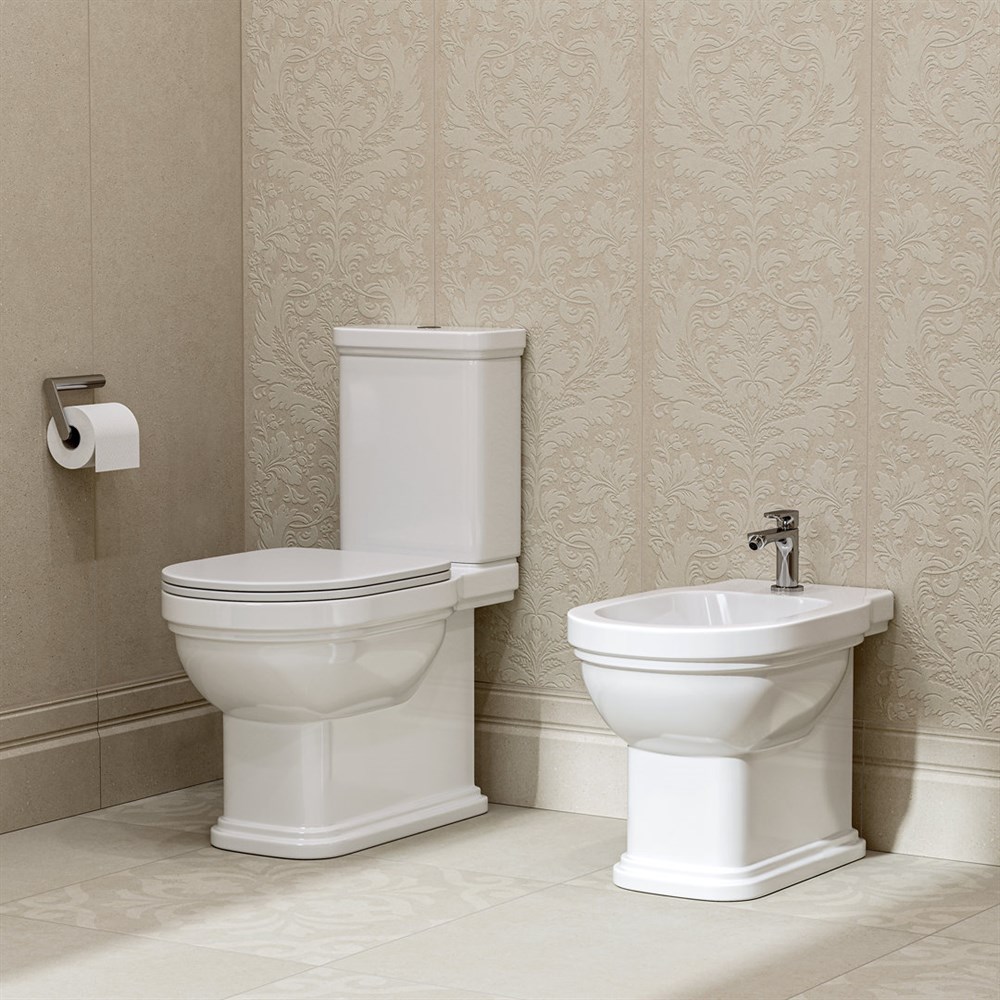 PO.seat.01/WHT Сиденье Pompei/Помпеи для напольного унитаза, белое глянцевое арт. 195346