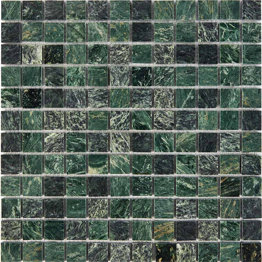 PIX 215 Spider Green, чип 23x23 мм, сетка 305х305x6 мм, Полированная арт. 73751