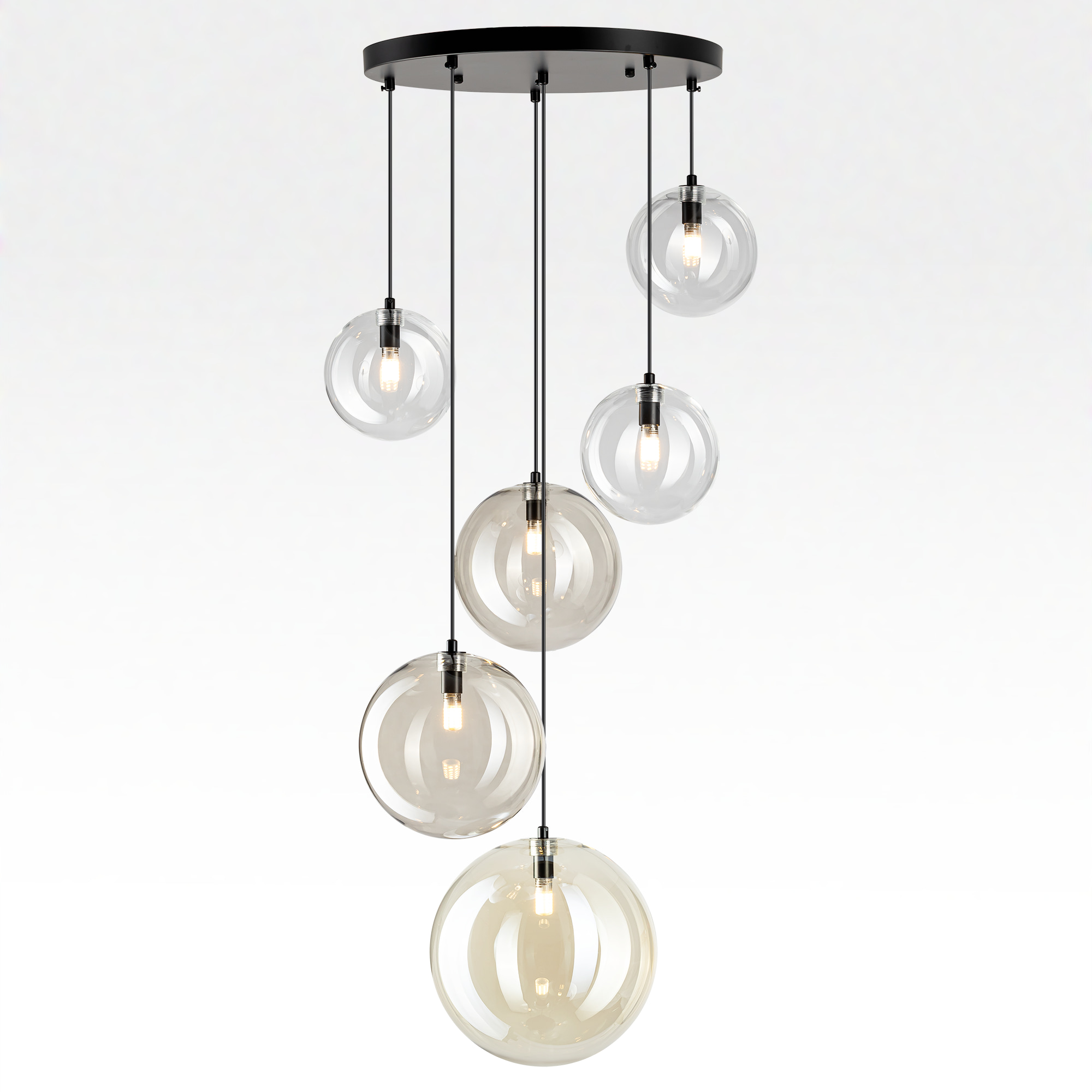 Citilux ORTON CL202163 Люстра каскадная Микс арт. 89582