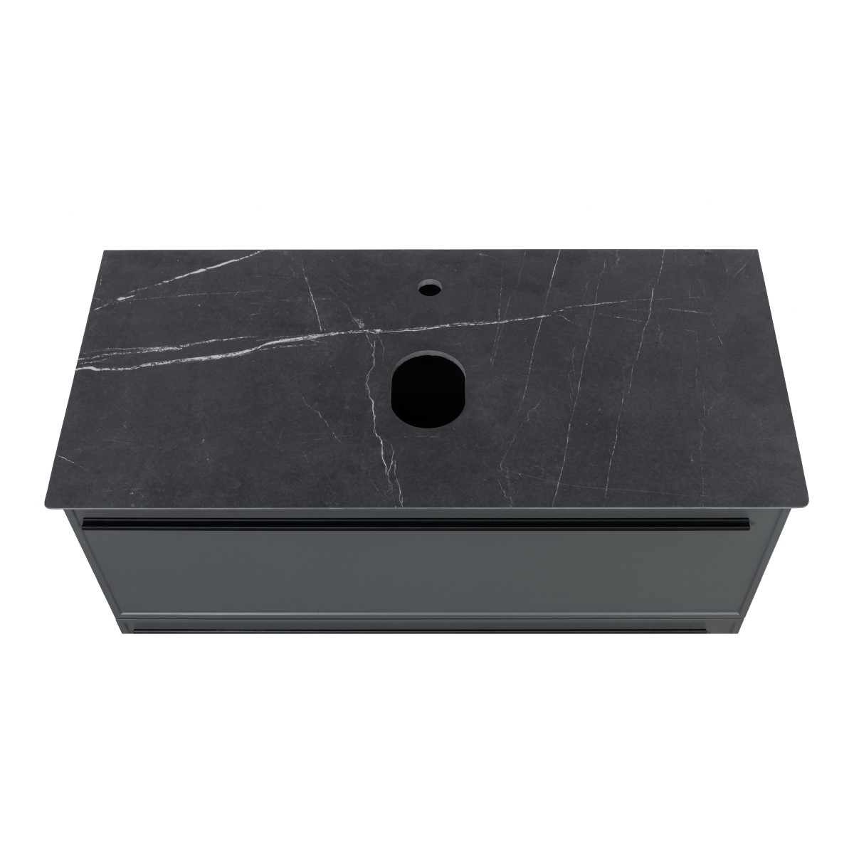 Столешница  La Fenice Granite Black Olive Light Lappato 100 см, черная арт. 183585