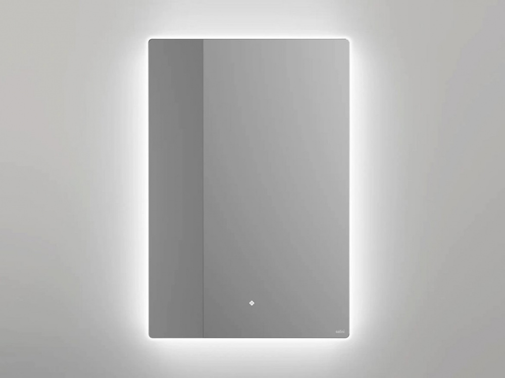 Salini OMBRA Зеркало 70хH90 см с подсветкой LED 4000К, обогрев-антизапотевание, выключатель арт. 33716